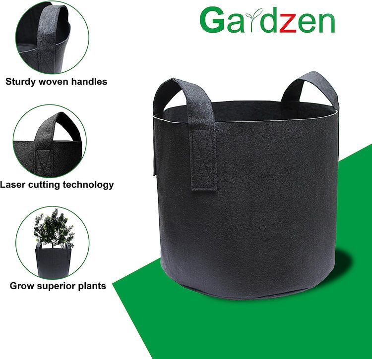 No. 9 - Gardzen 20-Pack 5 Gallon Grow Bags - 3