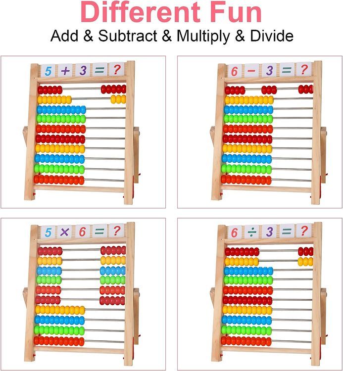 No. 2 - KIDWILL Wooden Frame Abacus - 4