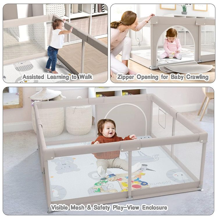 No. 2 - ZEEBABA Baby Playpen - 4