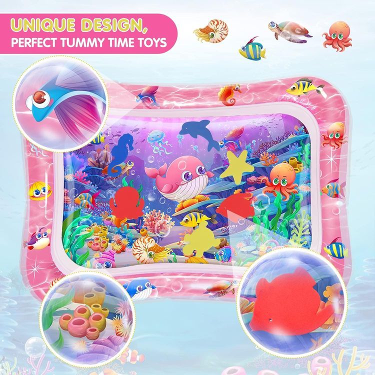 No. 3 - Infinno Baby Tummy Time Water Mat - 2