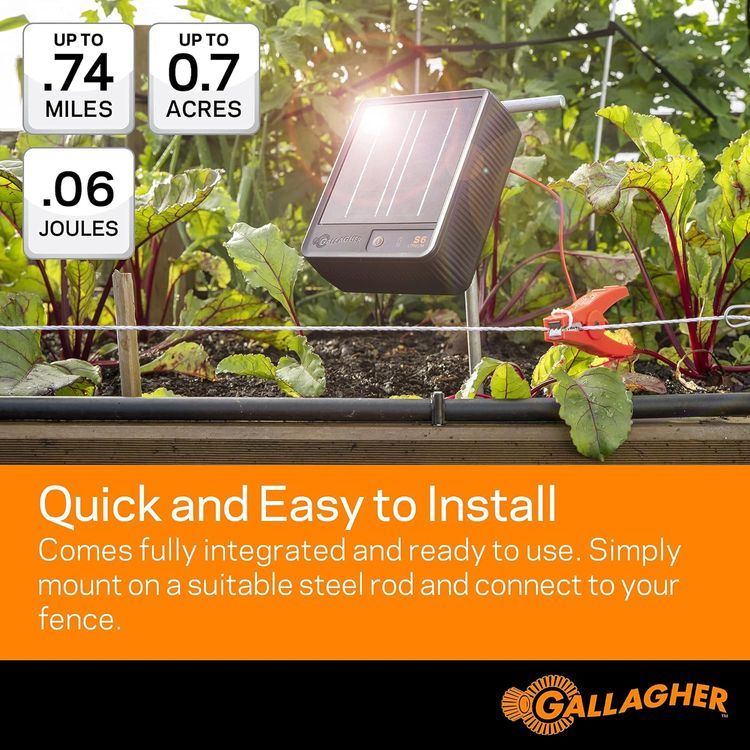 No. 3 - Gallagher S6 Solar Electric Fence Charger - 3