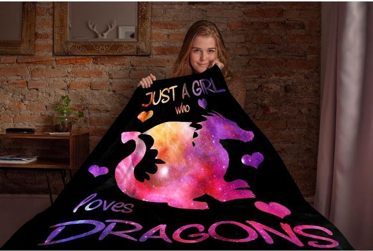 No. 9 - Dragon Gifts for Girl Women Throw Blanket - 5