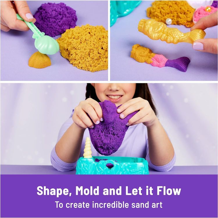 No. 10 - Kinetic Sand Mermaid Crystal Playset - 3