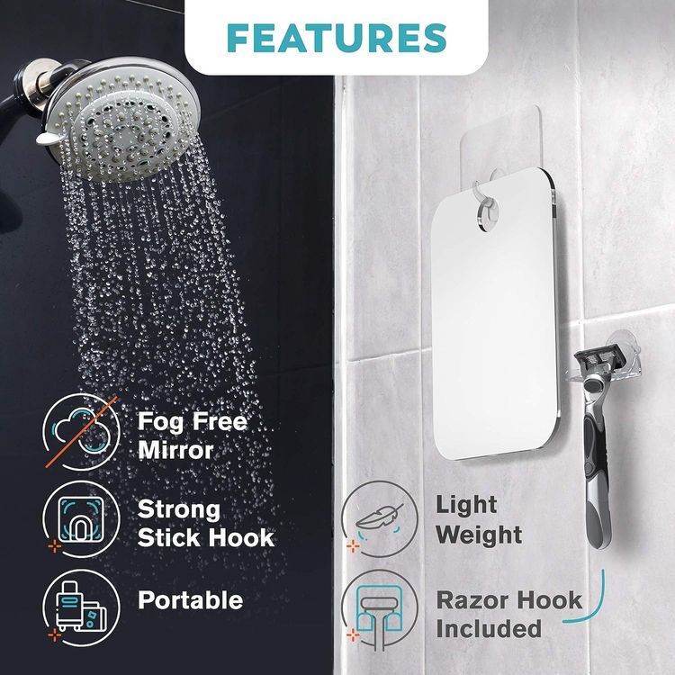 No. 8 - HONEYBULL Shower Mirror Fogless - 3