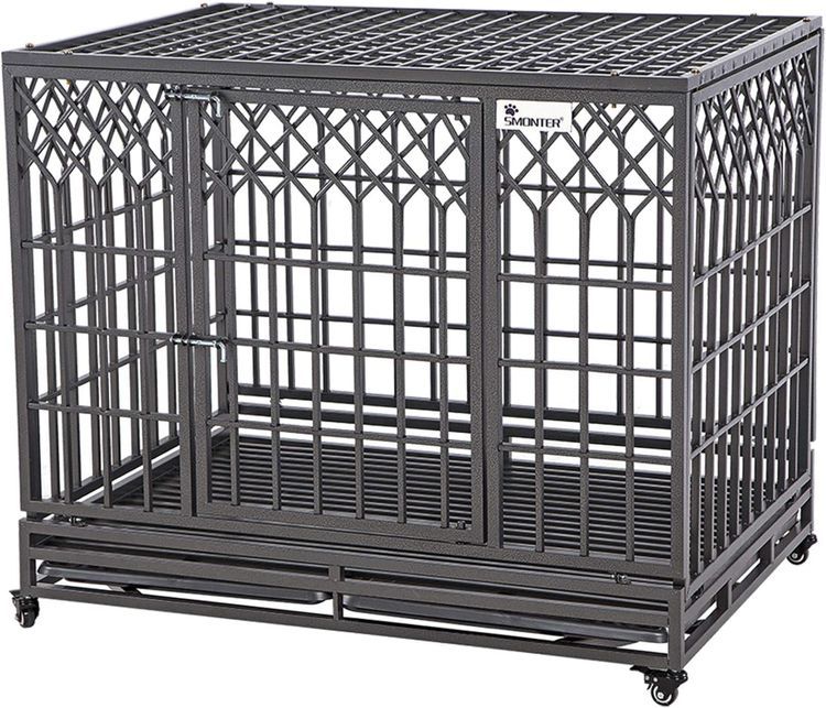 No. 8 - SMONTER 42" Heavy Duty Dog Crate - 1