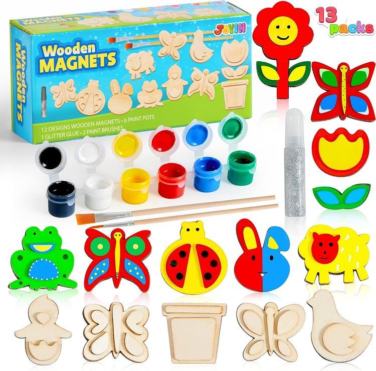 No. 8 - JOYIN Wood Magnets Craft Kit - 1