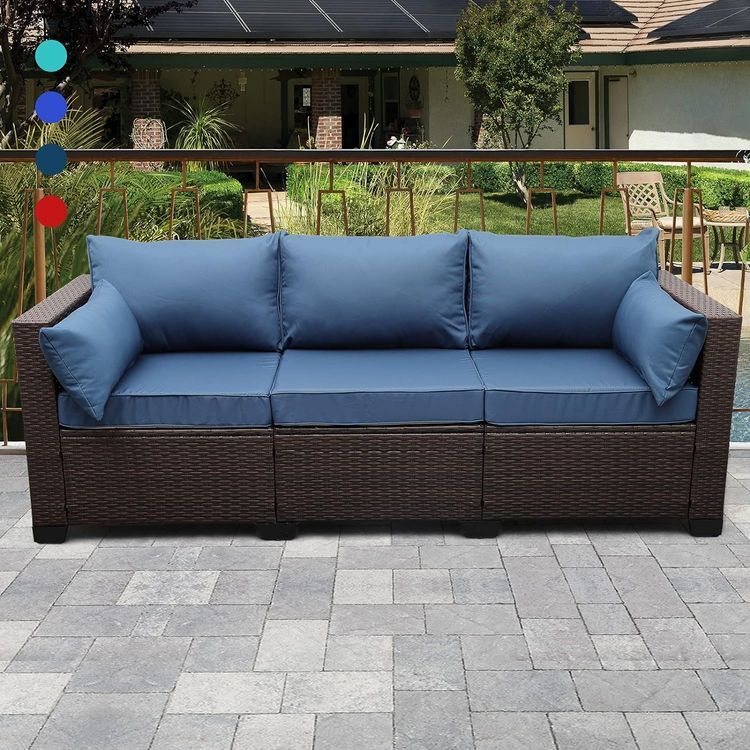 No. 2 - Rattaner Outdoor Patio Sofa - 1