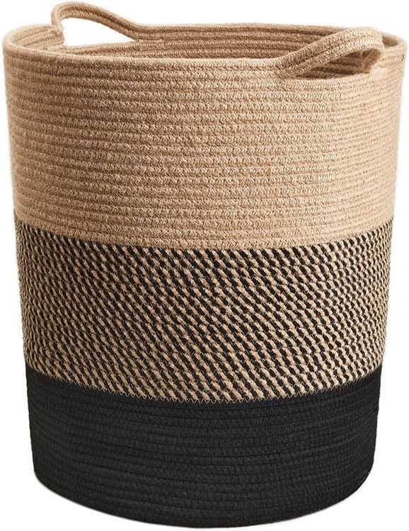 No. 2 - INDRESSME Large Jute Rope Basket - 1