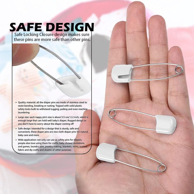 No. 6 - Lxnoap Baby Safety Pins - 3