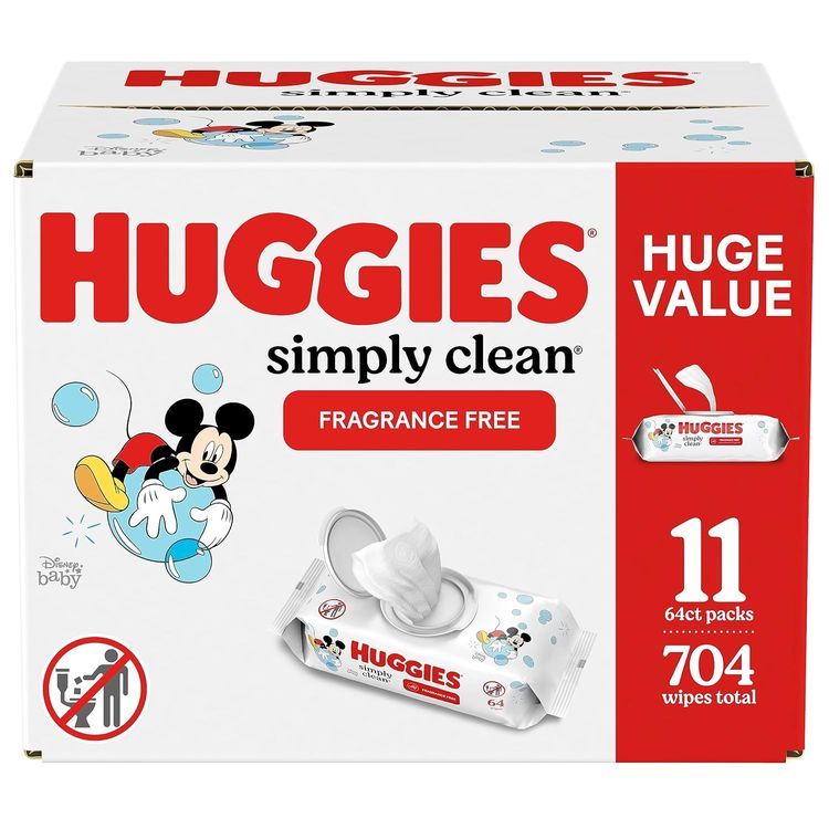 No. 8 - Huggies Simply Clean Fragrance-Free Baby Wipes - 1