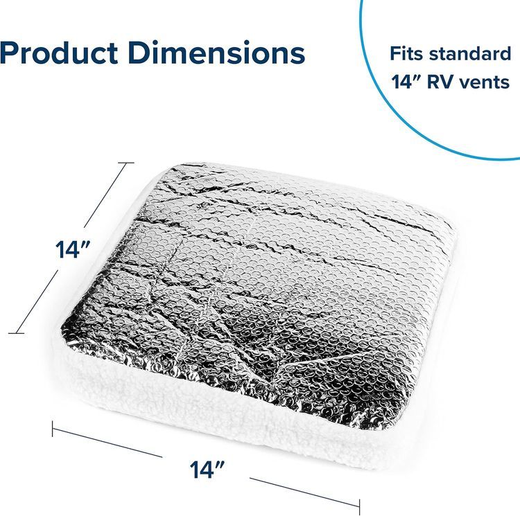 No. 3 - Camco RV Vent Insulator and Skylight Cover - 4