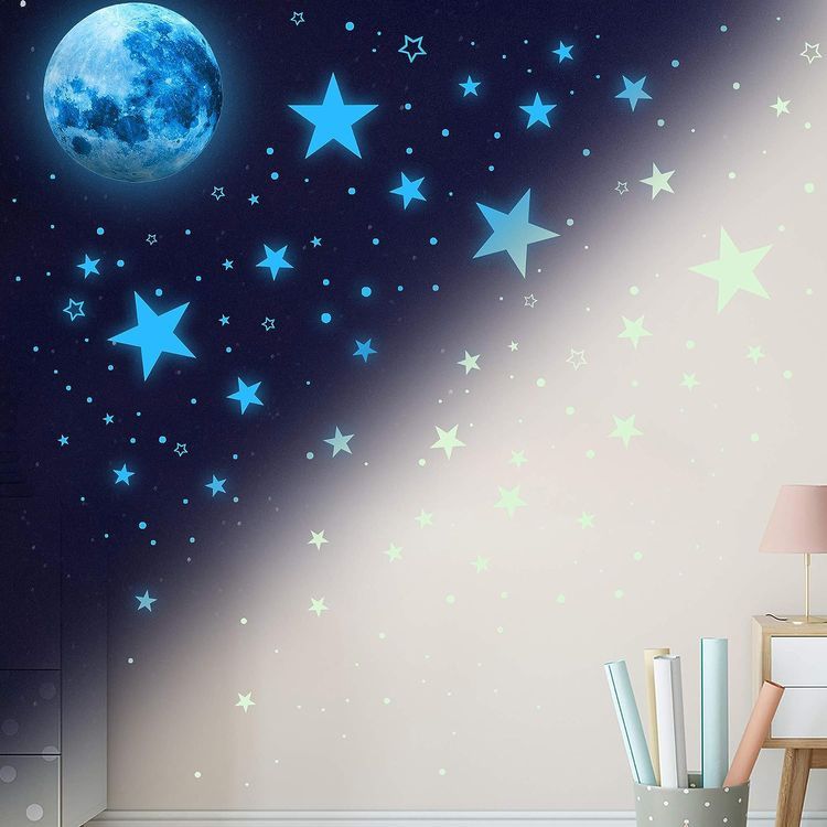 No. 8 - DESERT CAMEL Glow in The Dark Stars and Moon Wall Stickers - 4