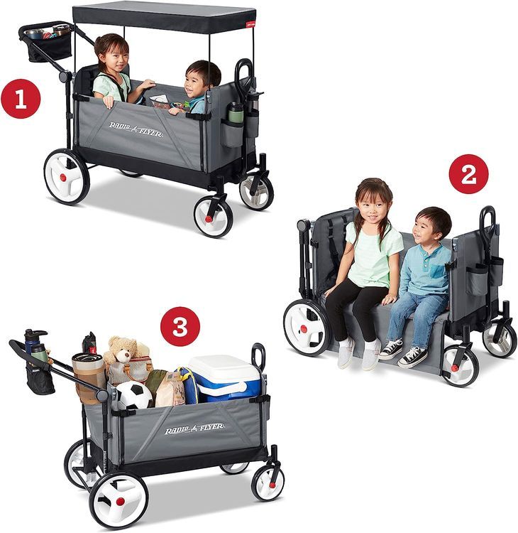 No. 1 - Radio Flyer City Luxe Stroll ‘N Wagon - 4