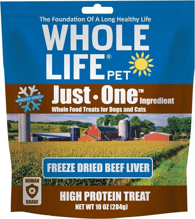 No. 10 - Whole Life Pet Just One Beef Liver Dog Treats - 1