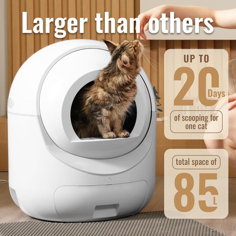 No. 4 - MEEGEEM Self-Cleaning Cat Litter Box - 2