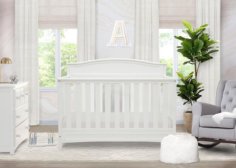 No. 7 - Delta Children Emery 4-in-1 Convertible Crib - 1