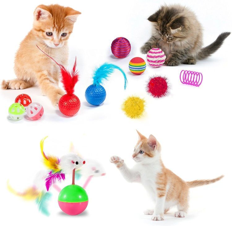 No. 4 - AILUKI 31 PCS Cat Toys Value Pack - 3