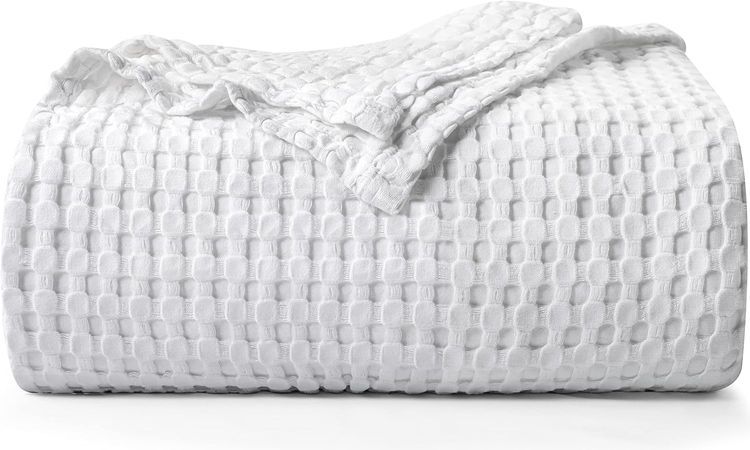 No. 8 - Utopia Bedding Cotton Waffle Blanket - 1