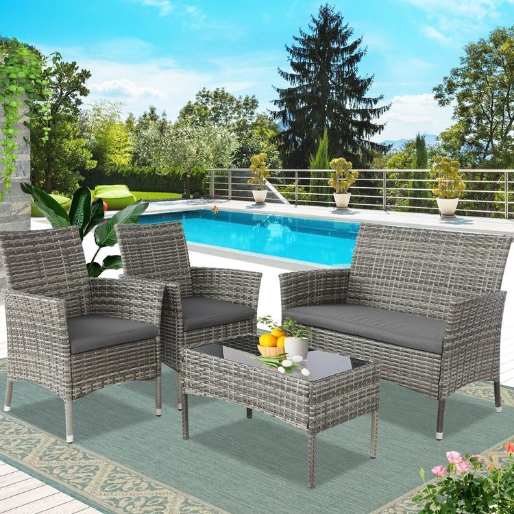 No. 8 - BPTD Patio Conversation Set - 4