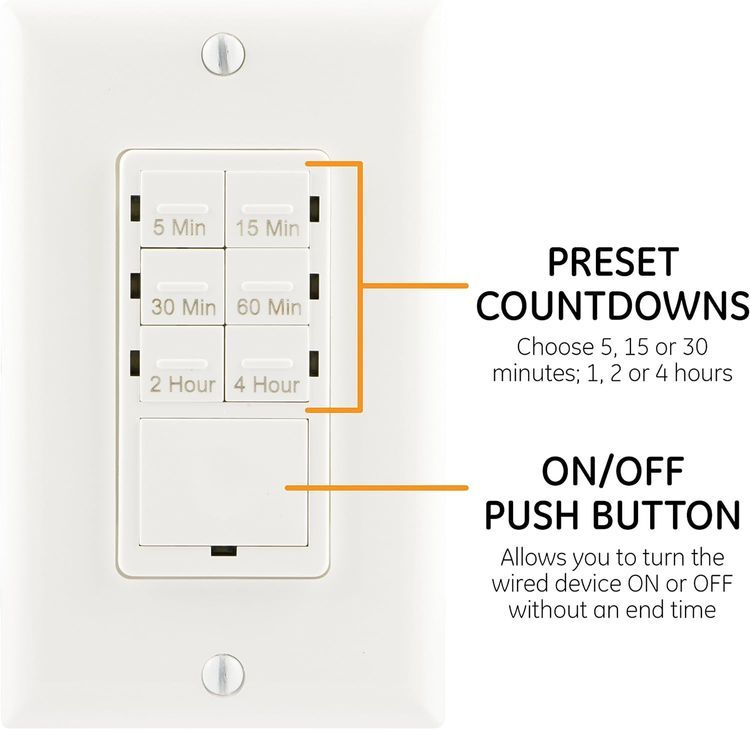 No. 7 - GE In-Wall Push-Button Countdown Timer - 3