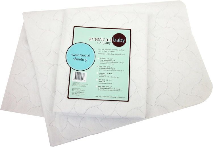 No. 10 - American Baby Company Waterproof Quilt-Like Flat Reusable Multi-use Protective Mattress Pad Cover - 4