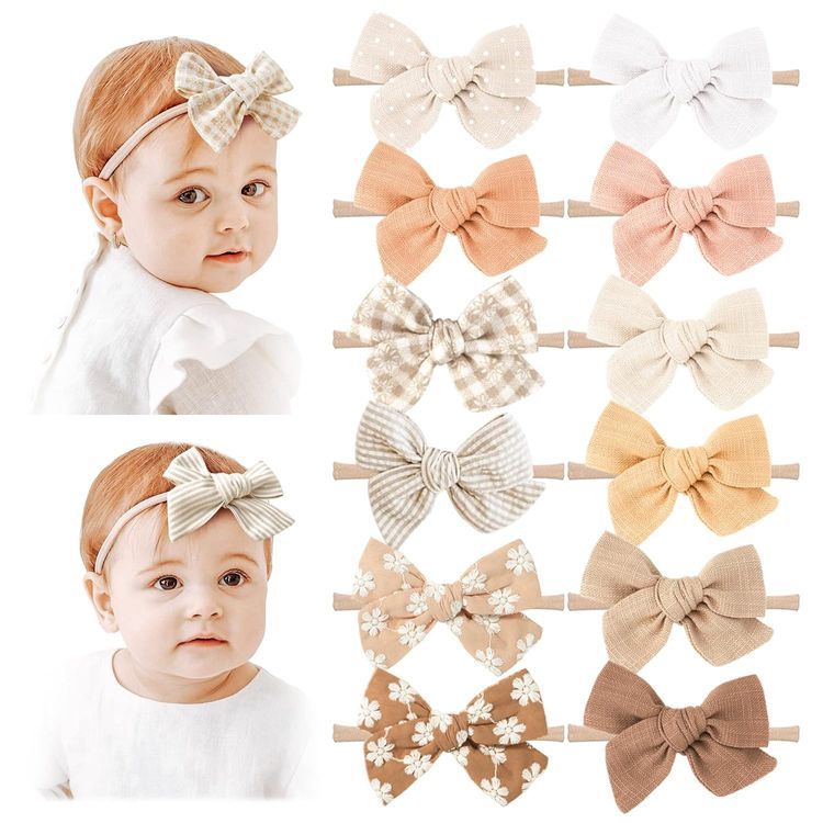 No. 5 - Niceye Baby Girls Bow Headbands - 1