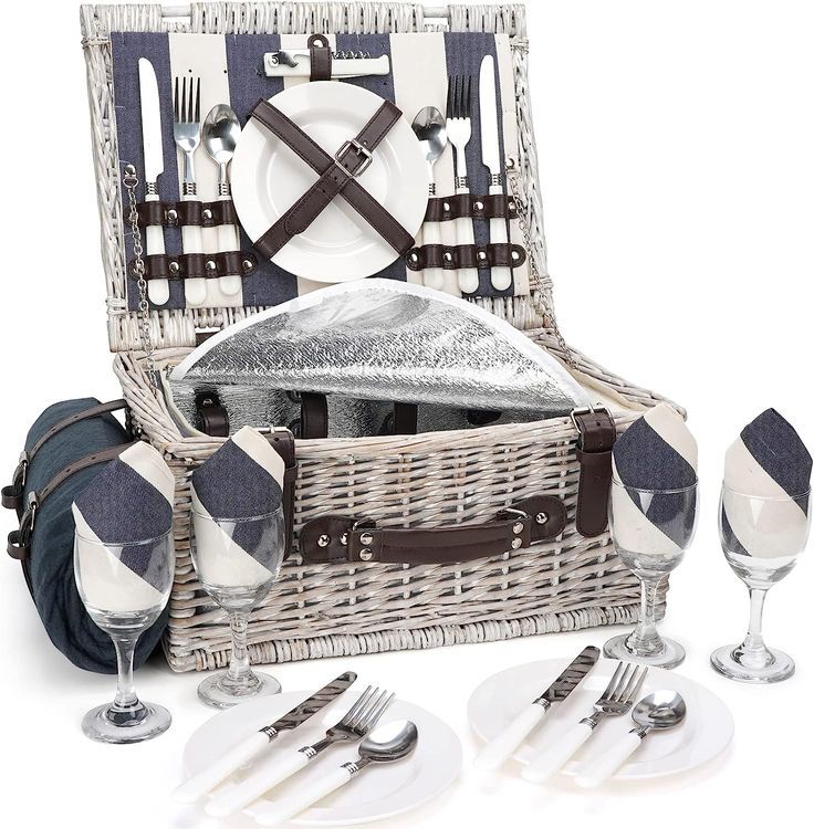 No. 2 - HappyPicnic Picnic Basket Sets - 1