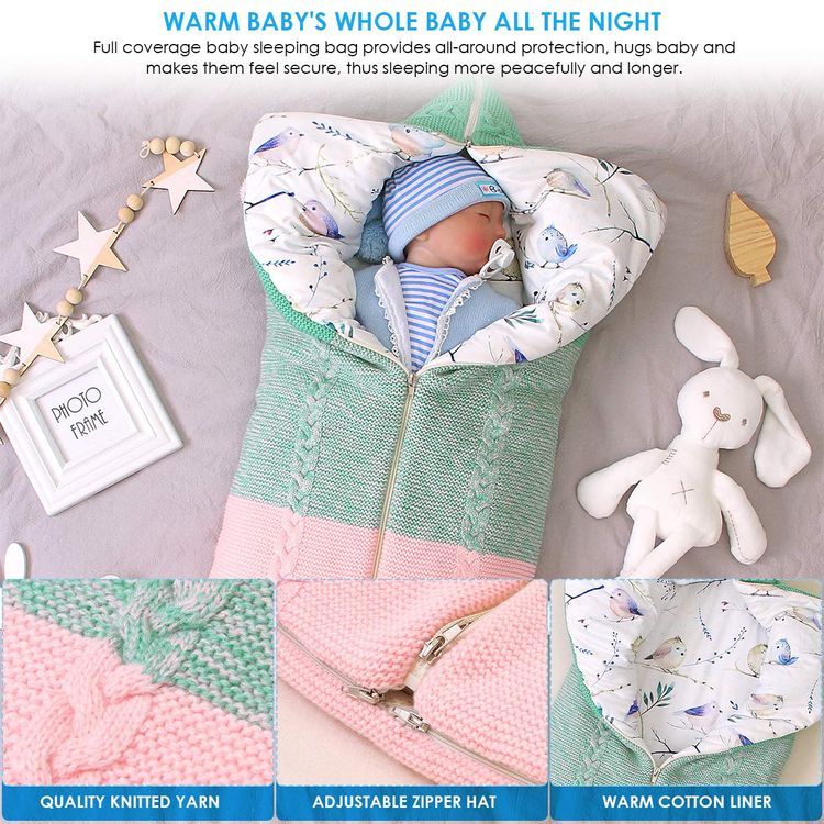 No. 3 - Yinuoday Baby Swaddle Blanket Stroller Wrap - 2