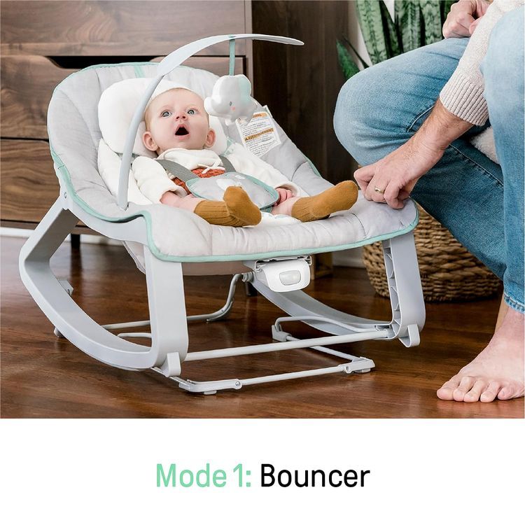 No. 6 - Ingenuity Keep Cozy 3-in-1 Grow with Me Vibrating Baby Bouncer - 4