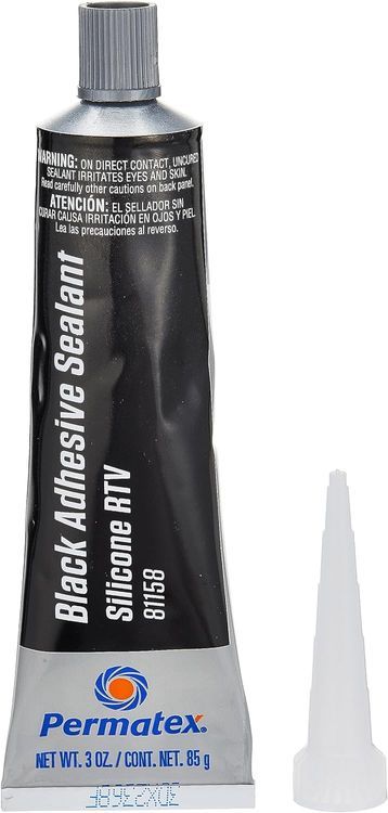 No. 1 - Permatex 81158 Black Silicone Adhesive Sealant - 1