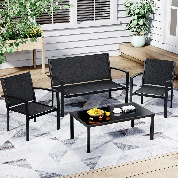 No. 10 - Greesum 4 Pieces Patio Furniture Set - 2