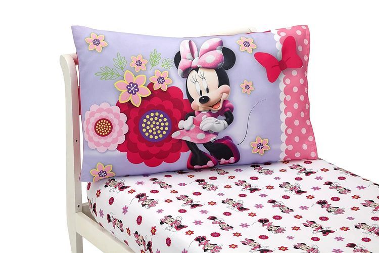 No. 3 - Disney Minnie Mouse Bow Power Toddler Sheet Set - 1