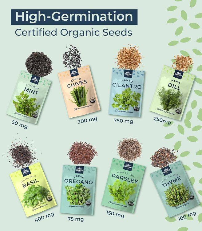 No. 5 - Organic Herb Seeds for Planting - 3