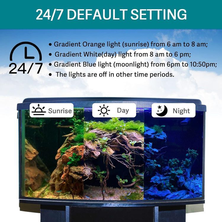 No. 6 - Hygger 24/7 Mode Submersible Aquarium LED Light - 3