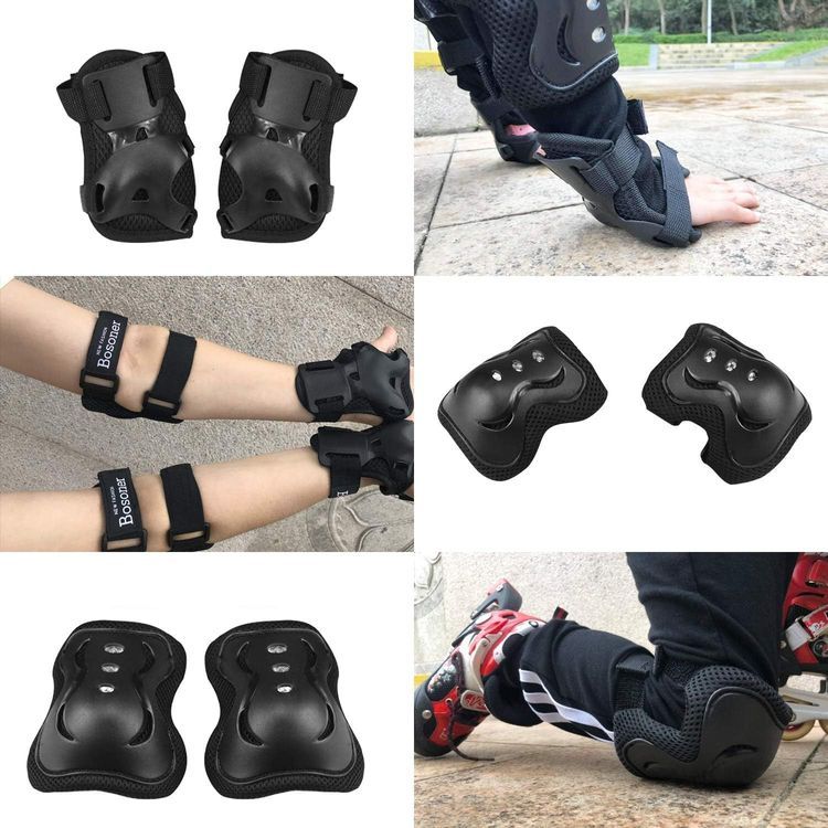 No. 1 - BOSONER Kids/Youth Knee Pad Elbow Pads Guards Protective Gear Set - 3