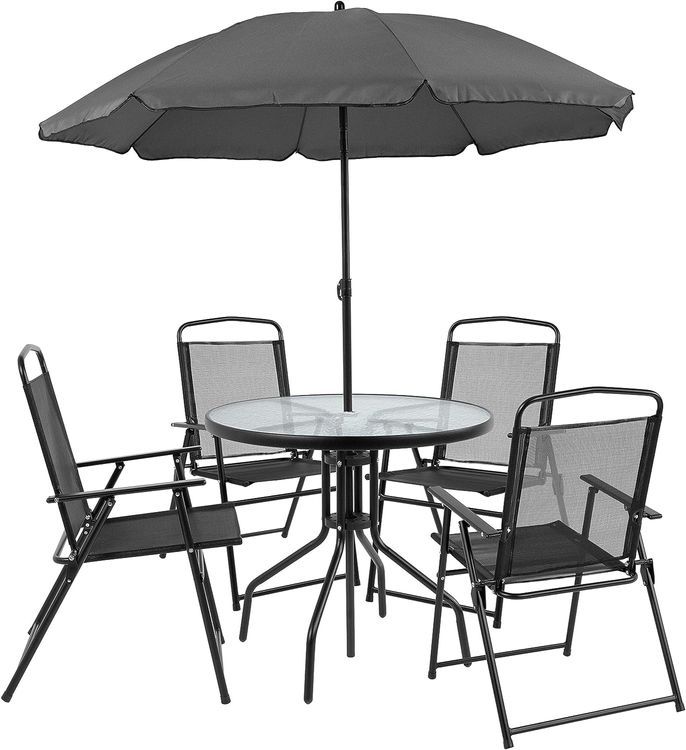 No. 7 - Flash Furniture Patio Dining Set - 2