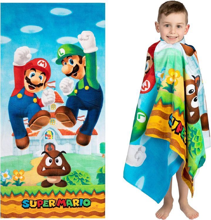 No. 3 - Franco Super Mario Kids Beach Towel - 1