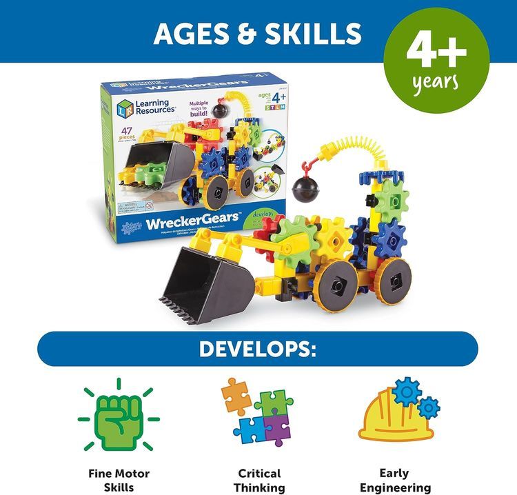 No. 9 - Learning Resources Gear interlocking Set - 5