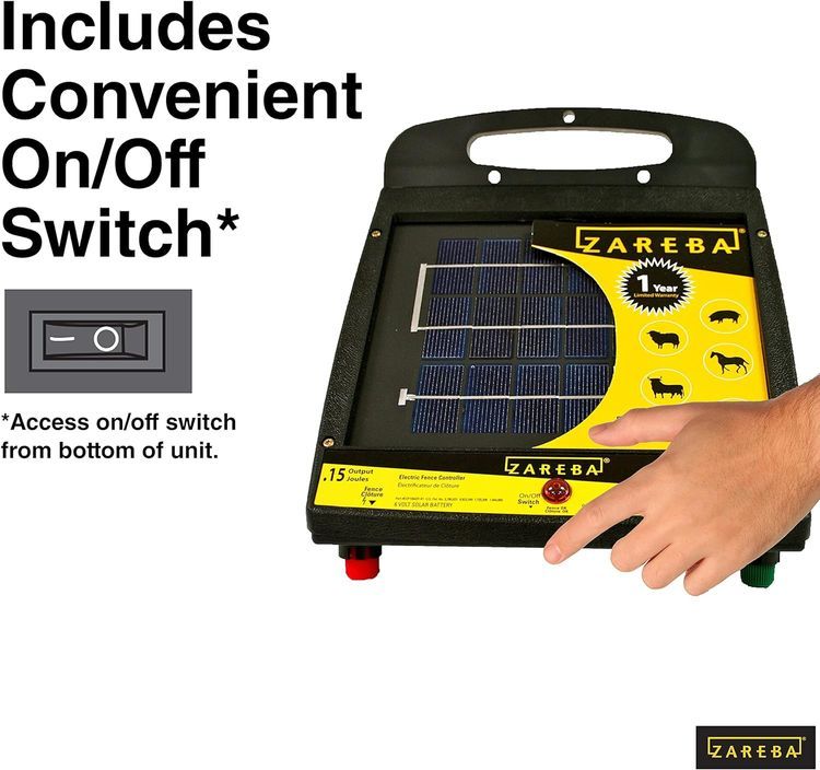 No. 8 - Zareba 10 Mile Solar Fence Charger - 5