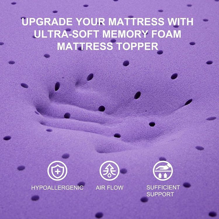 No. 6 - Gel Memory Foam Mattress Topper - 3