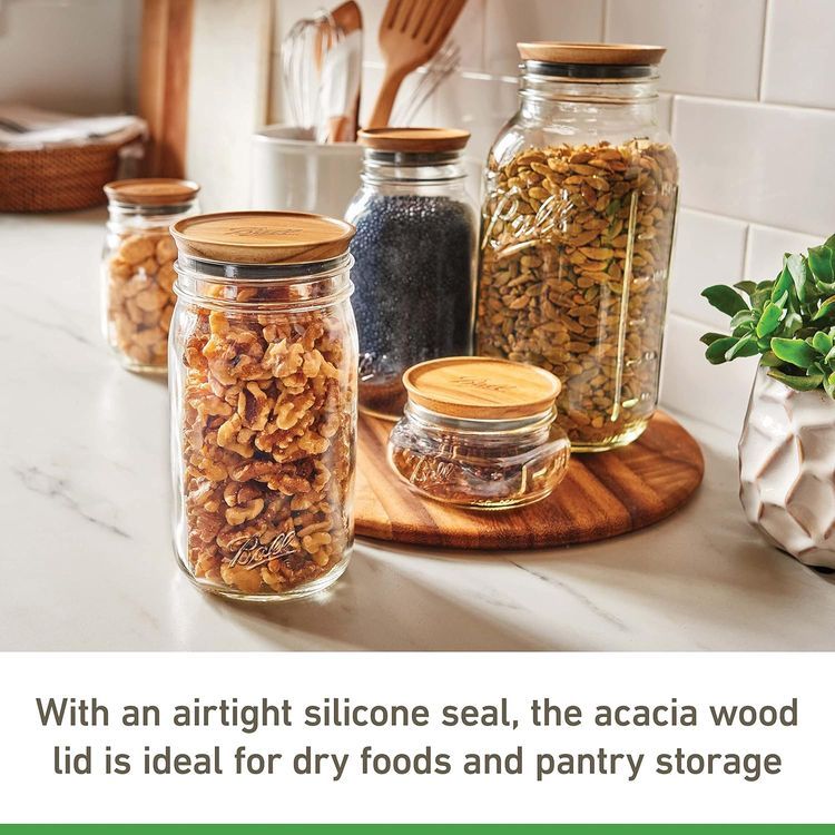 No. 6 - Ball Jar Wooden Storage Lids - 2