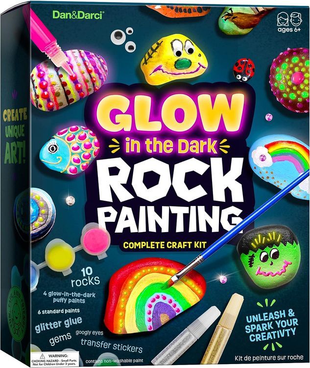 No. 10 - Glow-in-the-Dark Rock Painting Kit - 1