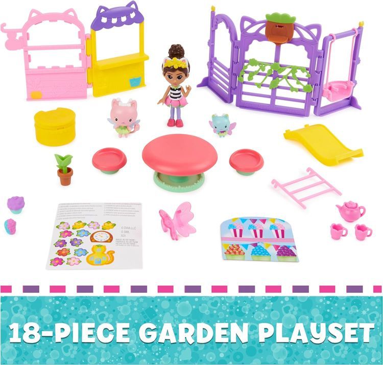 No. 10 - Kitty Fairy Garden Party Set - 3