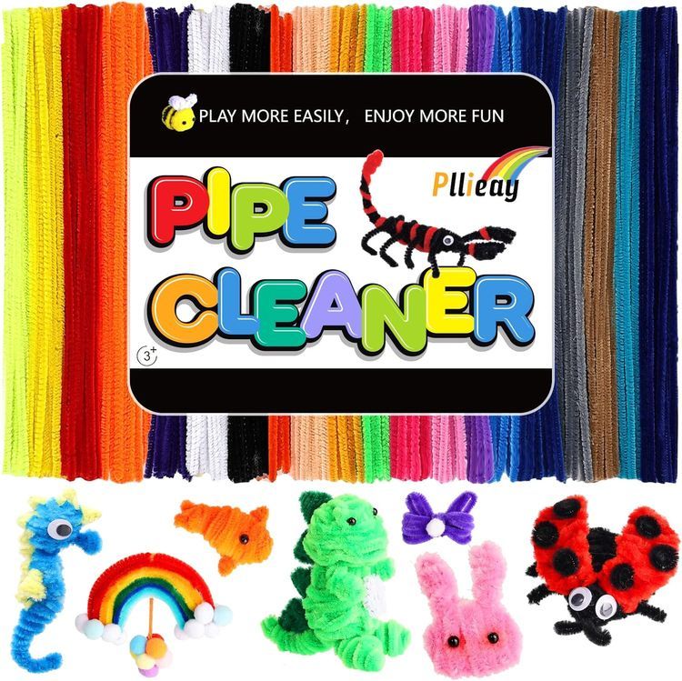 No. 8 - Pllieay 200pcs Pipe Cleaners for Crafts - 1