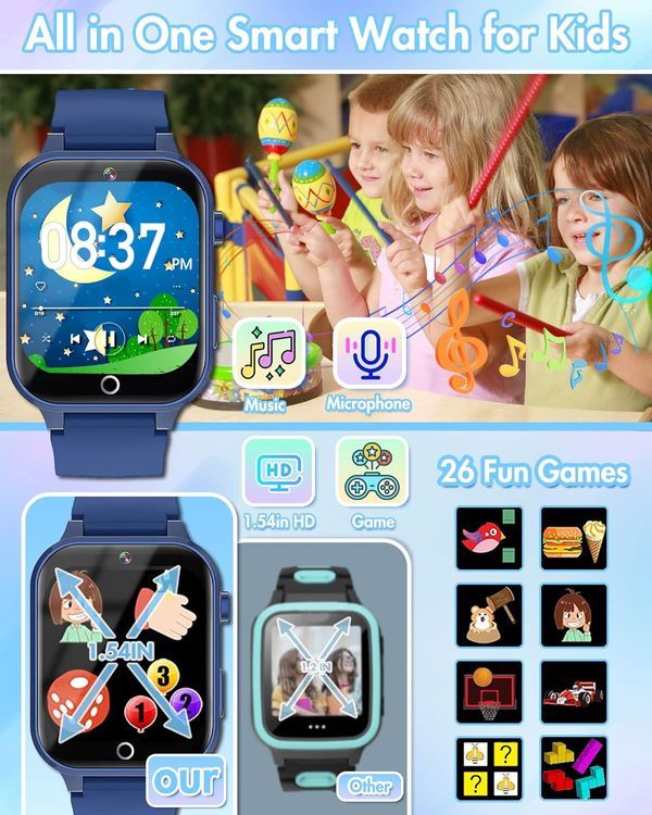 No. 6 - Eastonec Kids Smart Watch - 5