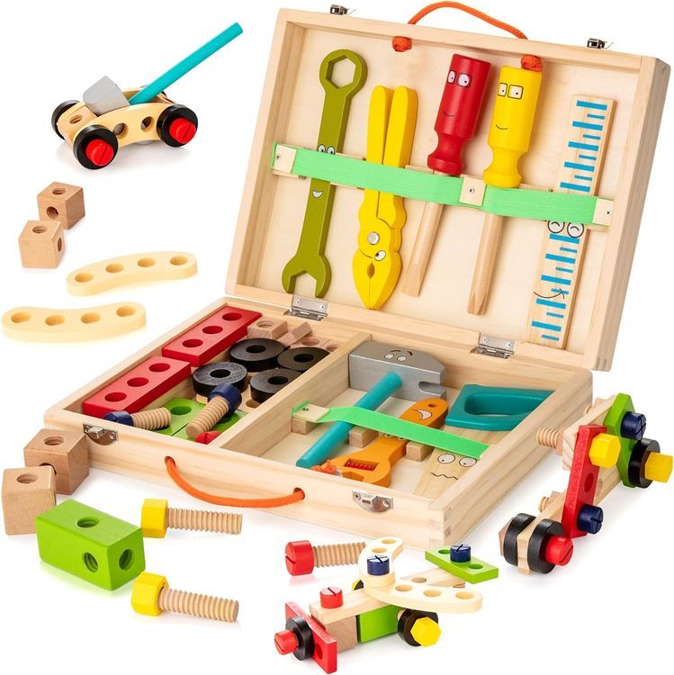 No. 4 - Wooden Tool Box Set - 1