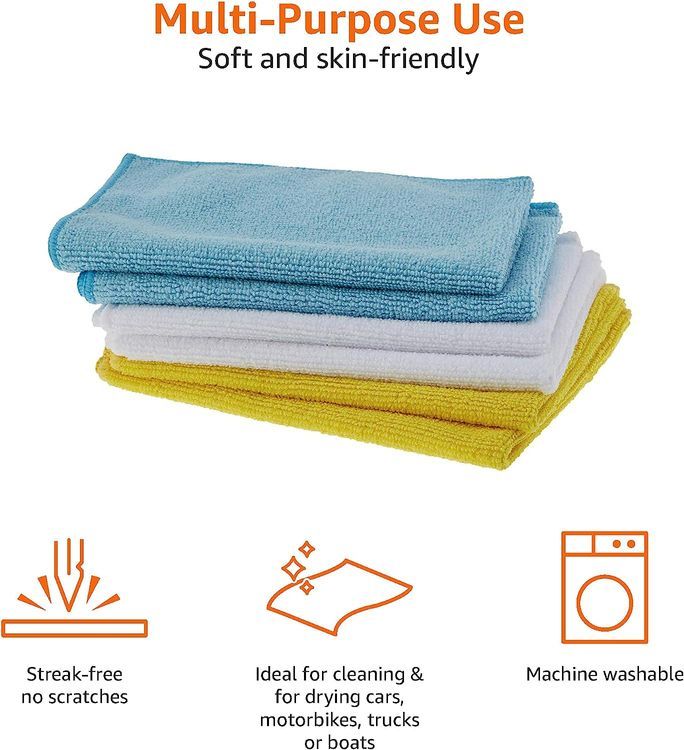 No. 5 - Amazon Basics Microfiber Cleaning Cloth - 3