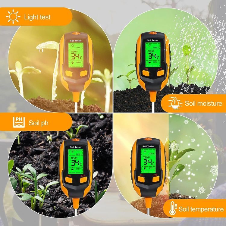 No. 3 - HEMDRE 4-in-1 Soil Tester - 4