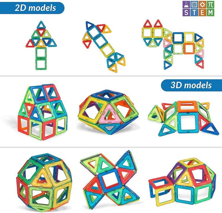 No. 4 - Magnetic Tiles Building Blocks - 5