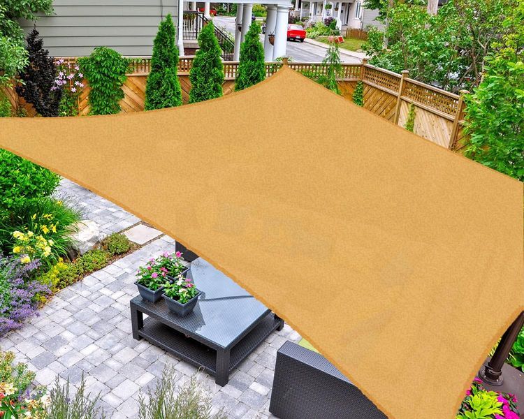 No. 10 - AsterOutdoor Sun Shade Sail Rectangle 8' x 12' - 1